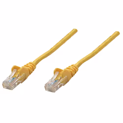 Intellinet Cat6, UTP, 0.25m, 0,25 m, Cat6, U/UTP (UTP), RJ-45, RJ-45, Giallo