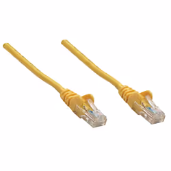Intellinet Cat6, UTP, 0.25m cavo di rete Giallo 0,25 m U/UTP (UTP)