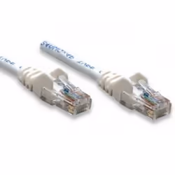 Techly ICOC CCA6U-010-WH cavo di rete Bianco 1 m Cat6 U/UTP (UTP)