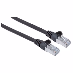 Intellinet 2m Cat6 S/FTP cavo di rete Nero S/FTP (S-STP)