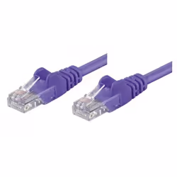 Techly 10m RJ45 Cat 5e, 10 m, Cat5e, U/UTP (UTP), RJ-45, RJ-45, Viola