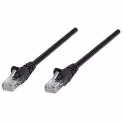 Intellinet Cat6A, SFTP, 0.25m, 0,25 m, Cat6a, S/FTP (S-STP), RJ-45, RJ-45, Nero