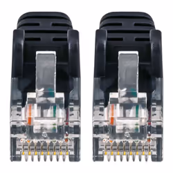 Intellinet 742115 cavo di rete Nero 3 m Cat6 U/UTP (UTP)
