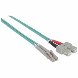 Intellinet 750158 cavo InfiniBand e in fibra ottica 2 m LC SC Colore acqua