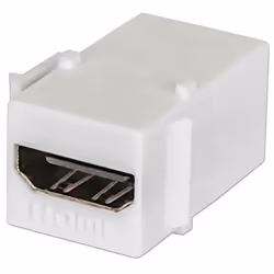 Intellinet 771351, Piatto, Bianco, HDMI, HDMI, Oro, -40 - 80 °C