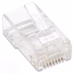 Intellinet 790215, RJ-45, Trasparente, Cat6, Oro, 100 pz