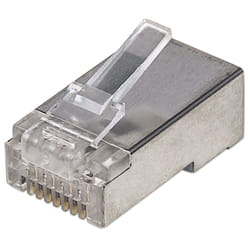 Intellinet 790581 cavo di collegamento RJ45 Acciaio inox