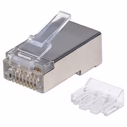 Intellinet 790680, RJ45, Trasparente, Maschio, Dritto, Bronzo, Policarbonato (PC), S/UTP (STP)