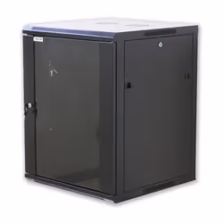 Techly I-CASE EW-2012BKL, Da parete, 12U, 60 kg, Lucchetti, 24,6 kg, Nero