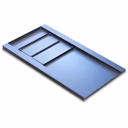 Techly I-CASE FP-BP610, Base per scaffale, Nero, 48,3 cm (19"), 600 mm, 1000 mm, 7,56 kg