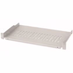 Techly I-CASE TRAY-250, Mensola per scaffale, Grigio, Metallo, 10 kg, 1U, 48,3 cm (19")