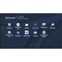 Viewsonic CDE9830 visualizzatore di messaggi 98" Wi-Fi 500 cd/m² 4K Ultra HD Nero Touch screen Processore integrato Android 11