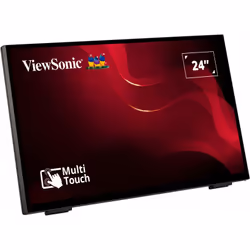 Viewsonic TD2465 visualizzatore di messaggi Pannello piatto interattivo 24" LED 250 cd/m² Full HD Nero Touch screen - Vista aggiuntiva 4