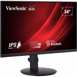 Viewsonic VG2408A-MHD 24" Full HD LED Nero - Vista aggiuntiva 5