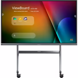 Viewsonic VB-STND-009 Supporto per display espositivi 2,67 m (105") Nero, Argento - Vista aggiuntiva 6