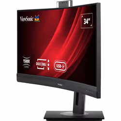 Viewsonic VG3457CV LED display 86,4 cm (34") 3440 x 1440 Pixel UltraWide Quad HD Nero - Vista aggiuntiva 4