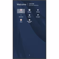 Viewsonic CDE4331-1C visualizzatore di messaggi Pannello piatto per segnaletica digitale 109,2 cm (43") LCD Wi-Fi 500 cd/m² 4K Ultra HD Nero Processore integrato Android 14 24/7 - Vista aggiuntiva 4