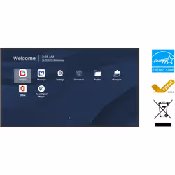 Viewsonic CDE4331-1C visualizzatore di messaggi Pannello piatto per segnaletica digitale 109,2 cm (43") LCD Wi-Fi 500 cd/m² 4K Ultra HD Nero Processore integrato Android 14 24/7 - Vista aggiuntiva 8
