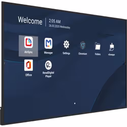 Viewsonic CDE8631-1C visualizzatore di messaggi Pannello piatto per segnaletica digitale 2,18 m (86") LCD Wi-Fi 500 cd/m² 4K Ultra HD Nero Processore integrato Android 14 24/7 - Vista aggiuntiva 2