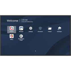 Viewsonic CDE4314-2C visualizzatore di messaggi Pannello piatto per segnaletica digitale 109,2 cm (43") LCD Wi-Fi 500 cd/m² 4K Ultra HD Nero Processore integrato Android 14 24/7