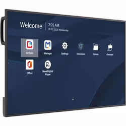 Viewsonic CDE4314-2C visualizzatore di messaggi Pannello piatto per segnaletica digitale 109,2 cm (43") LCD Wi-Fi 500 cd/m² 4K Ultra HD Nero Processore integrato Android 14 24/7 - Vista aggiuntiva 2