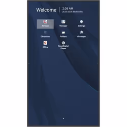 Viewsonic CDE4314-2C visualizzatore di messaggi Pannello piatto per segnaletica digitale 109,2 cm (43") LCD Wi-Fi 500 cd/m² 4K Ultra HD Nero Processore integrato Android 14 24/7 - Vista aggiuntiva 4