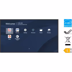 Viewsonic CDE4314-2C visualizzatore di messaggi Pannello piatto per segnaletica digitale 109,2 cm (43") LCD Wi-Fi 500 cd/m² 4K Ultra HD Nero Processore integrato Android 14 24/7 - Vista aggiuntiva 8