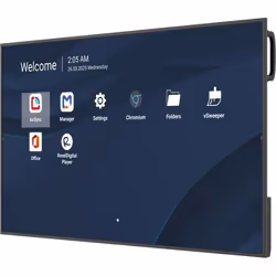 Viewsonic CDE5514-2C visualizzatore di messaggi Pannello piatto per segnaletica digitale 139,7 cm (55") LCD Wi-Fi 500 cd/m² 4K Ultra HD Nero Processore integrato Android 14 24/7 - Vista aggiuntiva 3