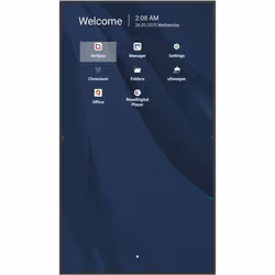 Viewsonic CDE5514-2C visualizzatore di messaggi Pannello piatto per segnaletica digitale 139,7 cm (55") LCD Wi-Fi 500 cd/m² 4K Ultra HD Nero Processore integrato Android 14 24/7 - Vista aggiuntiva 4