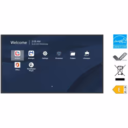Viewsonic CDE5514-2C visualizzatore di messaggi Pannello piatto per segnaletica digitale 139,7 cm (55") LCD Wi-Fi 500 cd/m² 4K Ultra HD Nero Processore integrato Android 14 24/7 - Vista aggiuntiva 8