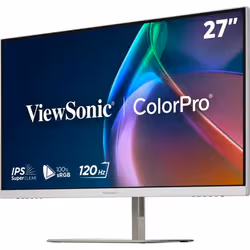 Viewsonic VP Series VP2766-2K-W Monitor PC 68,6 cm (27") 2560 x 1440 Pixel Quad HD LED Bianco, Argento - Vista aggiuntiva 6