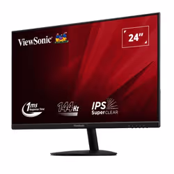 Viewsonic VA VA24E2-H Monitor PC 60,5 cm (23.8") 1920 x 1080 Pixel Full HD LED Nero - Vista aggiuntiva 2