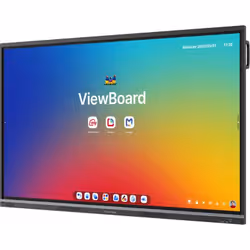 Viewsonic IFP7551-3C lavagna interattiva 190,5 cm (75") 3840 x 2160 Pixel Touch screen Nero - Vista aggiuntiva 4