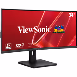 Viewsonic VA VA3420C-2 Monitor PC 86,4 cm (34") 3440 x 1440 Pixel UltraWide Quad HD LED Nero - Vista aggiuntiva 2