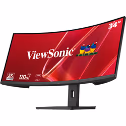 Viewsonic VA VA3420C-2 Monitor PC 86,4 cm (34") 3440 x 1440 Pixel UltraWide Quad HD LED Nero - Vista aggiuntiva 4