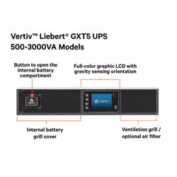 Vertiv Liebert GXT5, UPS a doppia conversione online, 1000VA/1000W/230V - Vista aggiuntiva 8
