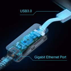 TP-Link UE300 scheda di rete e adattatore Ethernet 1000 Mbit/s - Vista aggiuntiva 4