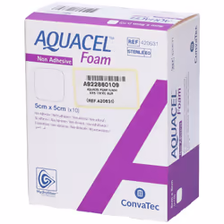 AQUACEL Foam Non Adhesive 5x5 cm 10 pz Altro