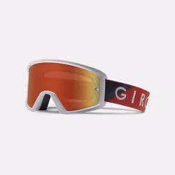 Giro Blok, Occhiali da ciclismo, Unisex, Montatura piena, Grigio, Rosso, Policarbonato