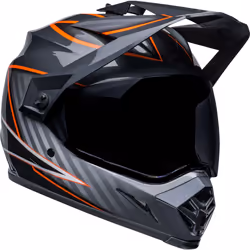 Bell MX-9 Adventure MIPS Dalton Casco Motocross, nero-arancione, dimensione S per uomo