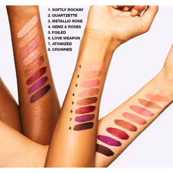 MAC Retro Matte Liquid Lipcolour Metallics Gemz & Roses 5ml - Vista aggiuntiva 7
