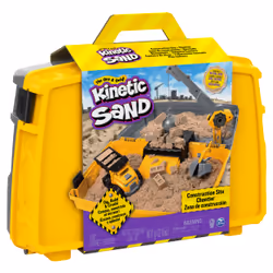 Kinetic Sand Valigetta Cantiere con veicolo e 907 g di sabbia, dai 3 anni - 6055877