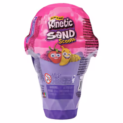 Kinetic Sand , Coni Gelato a sorpresa, 113gr di sabbia naturale profumata in 2 colori - dai 3 anni - Vista aggiuntiva 4