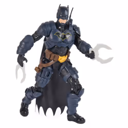 DC Comics , Action Figure Batman Adventures, Supereroe Giocattolo in Scala, Personaggio Batman Alto 30 cm, Supereroe con 16 Accessori e 17 Punti di Articolazione, Giochi per Bambini e Bambine, 4+ Anni - Vista aggiuntiva 4