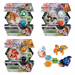 Bakugan Starter Pack, confezione da 3, Fusione Hydorous x Thryno Ultra, action figure collezionabili Armored Alliance, Coperc ...