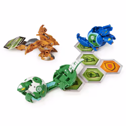 Bakugan Starter Pack, confezione da 3, Fusione Hydorous x Thryno Ultra, action figure collezionabili Armored Alliance