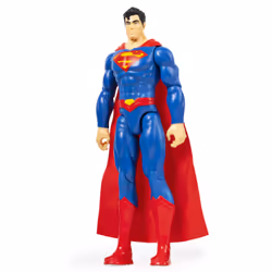 DC Comics | SUPERMAN | Personaggio Superman 30 cm | Personaggio 30 cm con decorazioni originali, mantello e 11 punti di articolazione - Giocattoli per bambini e bambine dai 3 anni - Vista aggiuntiva 4