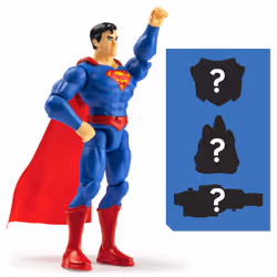 DC Comics, action figure di SUPERMAN da 10 cm con 3 accessori misteriosi, avventura 1 - Vista aggiuntiva 2