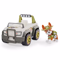 PAW Patrol , Veicolo Jungle di Tracker con Personaggio Collezionabile, per Bambini dai 3 Anni in su, Auto, 3 anno/i, Multicol ...