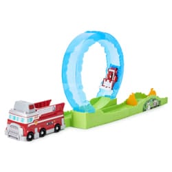 PAW Patrol , pista Ultimate Fire Rescue Set True Metal con veicolo die-cast di Marshall, in scala 1:55